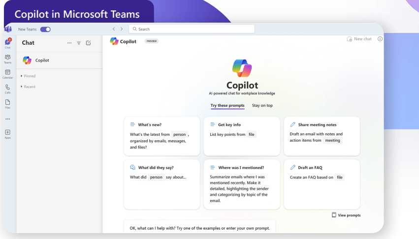 Copilot en Microsoft Teams